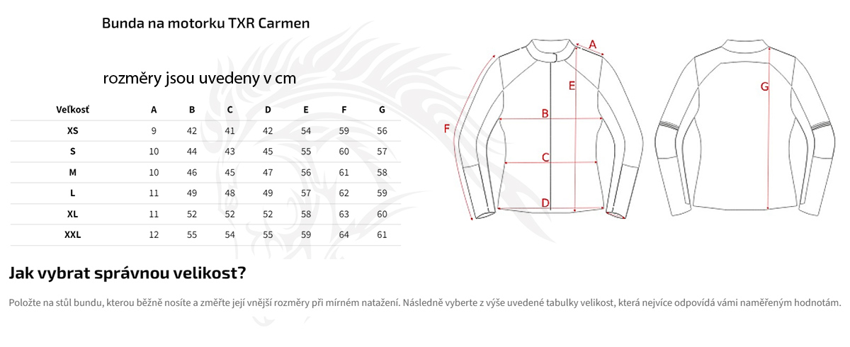 TXR Dámská kožená bunda na motorku Carmen hnědá XXL